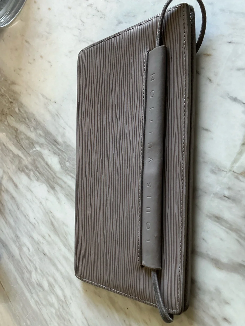 Louis Vuitton Epi Leather Envelope Clutch - Lilac Grey